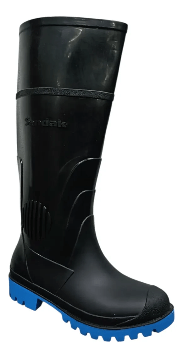 bota hule mayoreo Sandak tornado negra hule 01